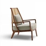 Thronix High Back Throne Chair – Luxurious Wooden Lounge Chair for Elegant Comfort - Image 3