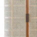 Stepra Handcrafted Mango Wood & Cane Shoe Cabinet | Tall Entryway Storage - Image 4