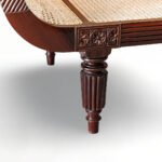 Two Seater Cane Bench – Handcrafted Sheesham Wood & Cane Sofa | Woofa by Wooden Slice - Image 4