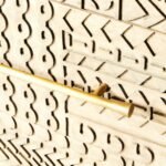 Rootbox Hand-Carved 3 Drawers Wooden Chest of Drawers | Tribal Geometric Pattern - Image 3