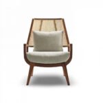 Thronix High Back Throne Chair – Luxurious Wooden Lounge Chair for Elegant Comfort - Image 4