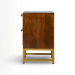 Rattanroot Handcrafted Mango Wood & Cane Bedside Table | Modern Coastal Nightstand - Image 5
