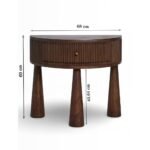 Premium Sheesham wood side table for bedroom