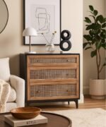 Handcrafted wooden chest of drawers online in Sheesham wood