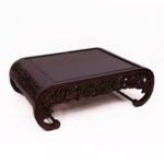 Brunza-Handcrafted Sheesham Wood Carved Coffee Table | Traditional Low Center Table - Image 3