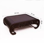 Brunza-Handcrafted Sheesham Wood Carved Coffee Table | Traditional Low Center Table - Image 4