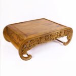 Brunza-Handcrafted Sheesham Wood Carved Coffee Table | Traditional Low Center Table - Image 8