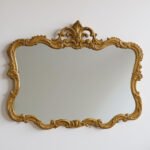 Reflecta handcarved mango wood mirror with gold finish