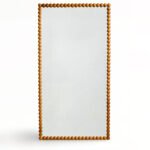Elara Handcrafted Sheesham Wood Mirror | Floor Mirror (Natural Finish)- Wooden slice - Image 2
