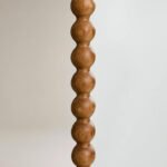 Elara Handcrafted Sheesham Wood Mirror | Floor Mirror (Natural Finish)- Wooden slice - Image 4