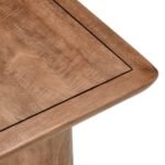 Nookra Natural Sheesham Wood Square Top Side Table- Wooden Slice - Image 4