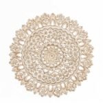 Aalekh mandala wooden wall art handcrafted from Sheesham wood