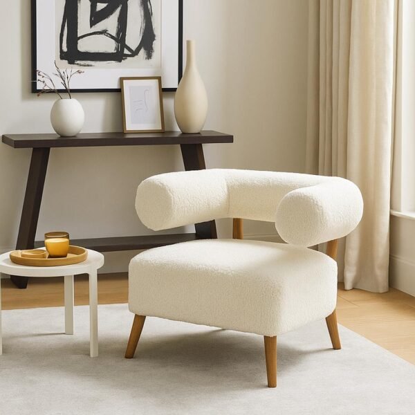 Sloucher Handcrafted Sheesham Wood Cane Bar Chair | Mid-Century Modern Stool