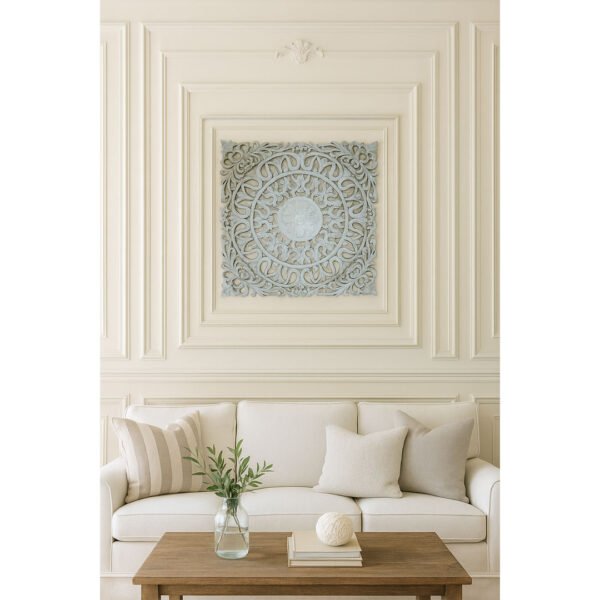 Coastal Carve carved wall art handcrafted from Sheesham wood