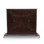 Solid Sheesham wood chest of drawer with cane design