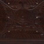 Solid Sheesham wood chest of drawer with cane design