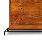 Rawin Hand-Carved Chest of Drawer | Floral & Leaf Motif Console Table - Image 5