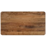 Wooden Coffee Table & Center Table with Twin Conical Base – Modern Design