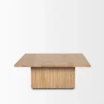 Zenvetra Handcarved Coffee Table | Solid Wood Centre Table for Modern Living Rooms - Image 7