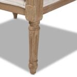 Solid wood cane chair in Sheesham wood with cane back and upholstered cushion