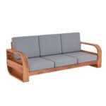Aarav Luxe Handcrafted Sheesham Wood Single Seater Sofa