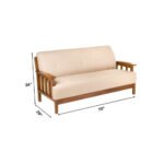 3+1+1 sheesham wood sofa