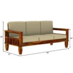 5 seater sheesham wood sofa set