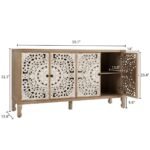 Novacraft Handcarved Sheesham Wood Console Table