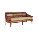 handcarved wooden sofa set in solid sheesham wood