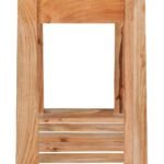 Solmere | Solid Sheesham Wood Console Table with 2 Drawers & Slatted Lower Shelf in Natural Matt Finish – Wooden Slice - Image 2