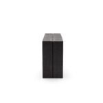 Norevia | Solid Oak Wood Console Table with Minimal Waterfall Frame in Black Finish – Wooden Slice - Image 3