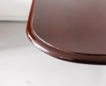 Oakspire Vale | Solid Teak Wood Rectangular Dining Table with Turned Legs and Polished Natural Finish – Wooden Slice - Image 4