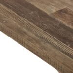 Vespera Solid Mango Wood Double Arch Trestle 6 Seater Dining Table in Natural Finish – Wooden Slice - Image 6